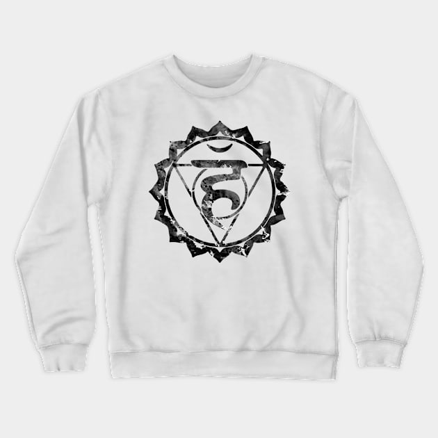 Throat Chakra Crewneck Sweatshirt by erzebeth